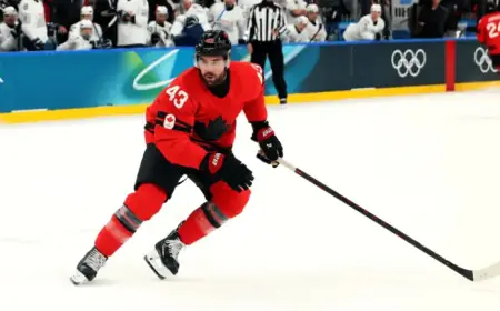 Wilson Shines On and Off Ice for Team Canada at Olympics