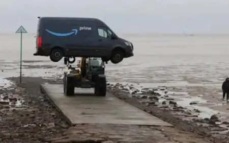 Amazon Driver Trapped on ‘UK’s Deadliest Path’ by Misleading Satnav Directions