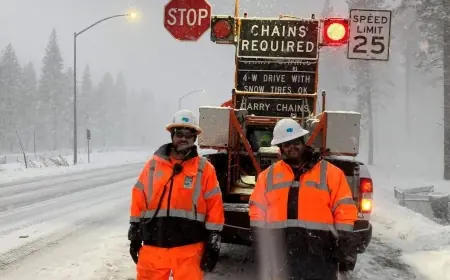 Winter Storm Warning Weather: California Braces for Up to 8 Feet of Snow