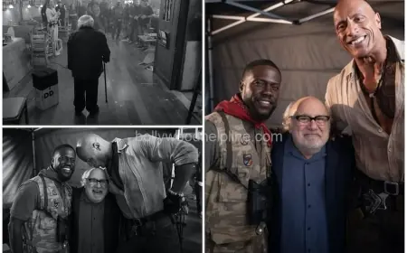 Dwayne Johnson Marks Danny DeVito’s Final Day on Jumanji Set with Warm Tribute
