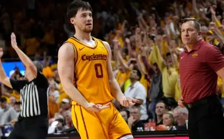 Nate Heise's corner trey lifts No. 6 Iowa State past Houston 70-67