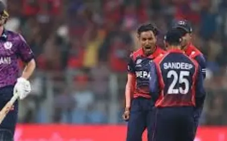 Scotland collapse late as Nepal chase neatly at Wankhede in T20 World Cup dead rubber