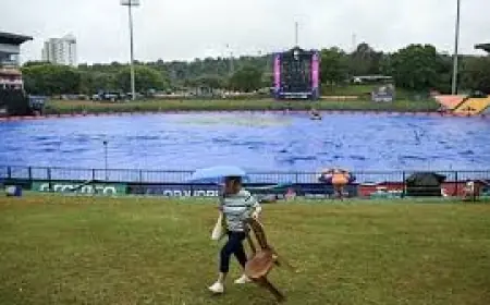 T20 World Cup: Ireland v Zimbabwe abandoned as rain hands Zimbabwe Super 8 place and ends Australia’s campaign