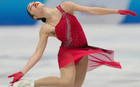 Questions Swirl Around Russian Figure Skater Adeliia Petrosian in Her Olympic Debut