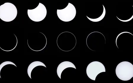 Annular Solar Eclipse Paints a Fiery Ring Over Remote Antarctic Corridor