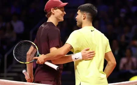 Alcaraz a whirlwind in Doha practice, drops just three games against Tsitsipas ahead of return