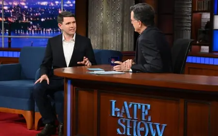 Colbert Blasts F.C.C. Move After Network Blocks James Talarico Interview