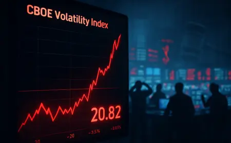 VIX Surges 18% to 20.82 as Inflation Surprise and Fed Transition Spark Market Reassessment