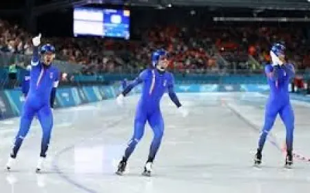 Speed skating team pursuit drama unfolds as favorites stumble in Milan-Cortina warm-up