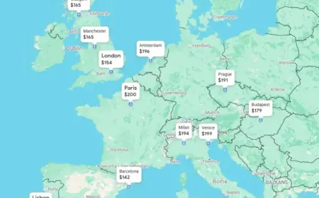 Affordable Europe Flights: East Coast from $200, West Coast from $250
