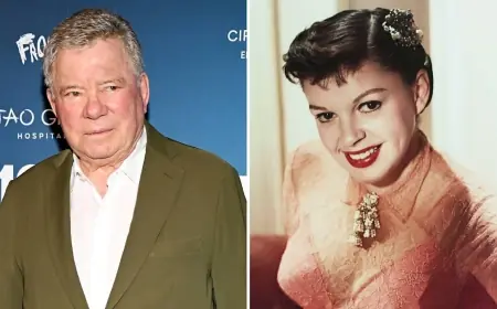 william shatner recalls working with 'fragile' Judy Garland on Judgment at Nuremberg
