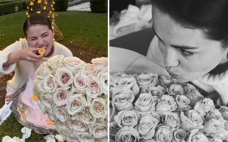 selena gomez and Benny Blanco's First Married Valentine's Day: Hot Dogs, Roses and Backyard Magic