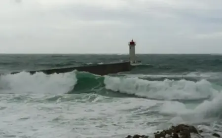 Storm Looms Over Waterlogged Western France