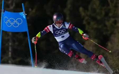 Mikaela Shiffrin Tops First Run in womens slalom 2026, Holds Commanding Lead into Final