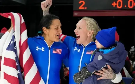 elana meyers taylor and Kaillie Armbruster Humphries Inspire With Gold, Guilt and Grace