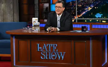 Colbert accuses administration of censorship after network pulls interview with james talarico