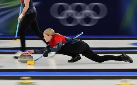 U.S. Women’s Curling Falls to Great Britain, Misses Semifinal Spot
