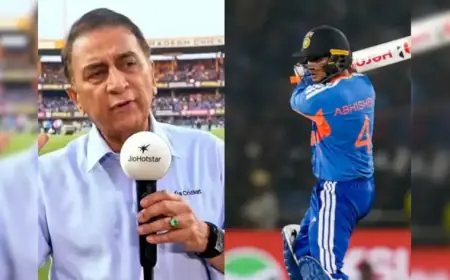 Sunil Gavaskar Advises Abhishek Sharma After Consecutive Ducks at T20 World Cup