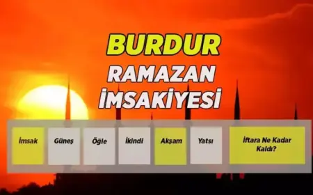 Burdur 2026 Fasting Times: Diyanet’s Iftar and Sahur Schedule