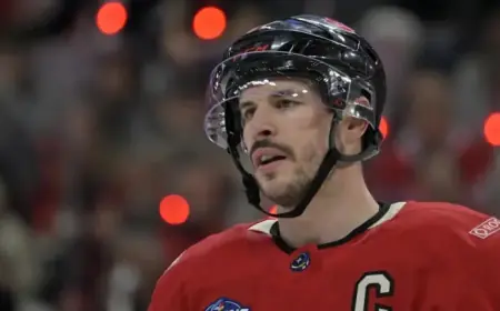 Sidney Crosby Leaves Canada’s Quarterfinal Match Against Penguins