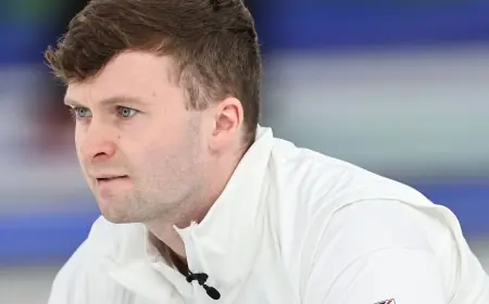 mens curling table: GB curlers on brink of early exit after Canada defeat