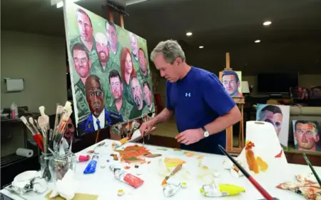 George W. Bush’s “Portraits of Courage” Exhibit Extended at EPCOT Until July 4