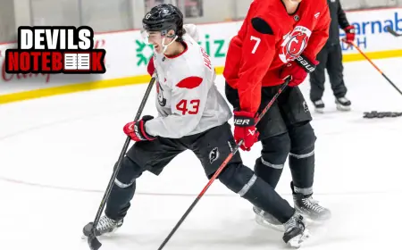 Devils Notebook: luke hughes Back on Ice at Practice, Return Blocked by LTIR Until Feb. 28 (ET)