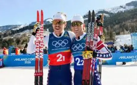 U.S. Takes Silver in men's team sprint olympics as Ogden and Schumacher Finish Close Behind Norway