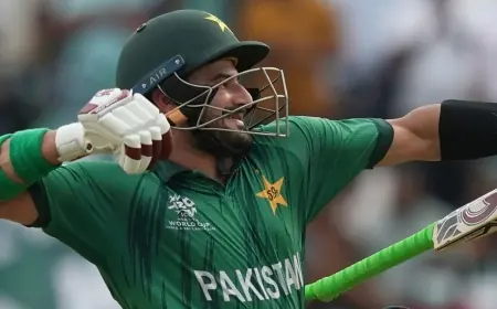 pakistan vs namibia: Sahibzada Farhan's century seals Pakistan's Super 8s spot