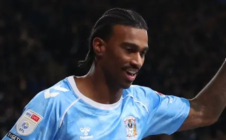 boyle: Haji Wright hat-trick takes Coventry top with 3-1 win over Middlesbrough