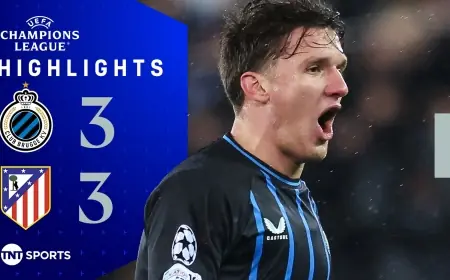 club brugge vs atlético madrid: Hosts fight back in dramatic 3-3 Champions League draw
