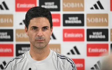 Arsenal hold firm at the top of the premier league table as Arteta previews tough trip to Wolves
