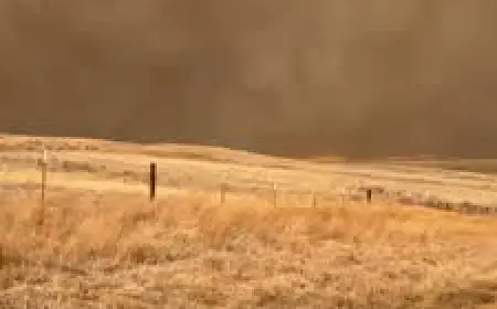 Evacuation Order Lifted for NW Kansas Community After Wildfire; red flag (fire weather) warning Highlighted Risks