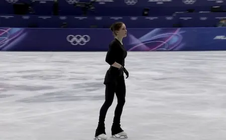 isabeau levito sharpens routines in practice ahead of Olympic free skate