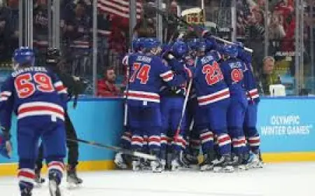 usa hockey: Quinn Hughes OT Winner Sends U.S. Past Sweden to Olympic Semifinals