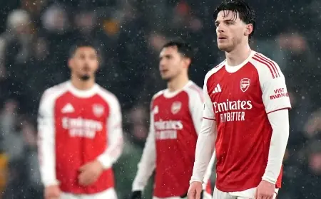 wolves vs arsenal: Gunners squander two-goal lead as late Wolves leveller leaves title race hanging