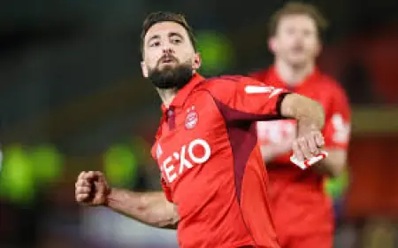 Chaos at Pittodrie as aberdeen vs motherwell tie ends with three reds and VAR row