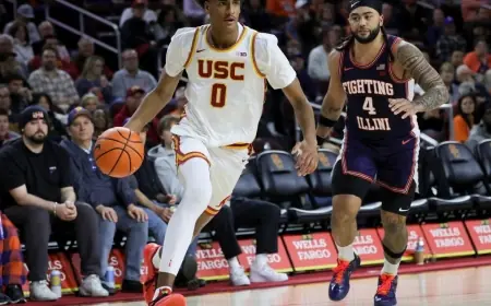 illinois vs usc: Illini rout Trojans 101-65 as USC collapses in key Big Ten test