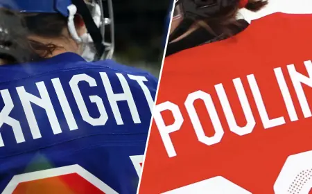 womens hockey gold medal game: Knight and Poulin Set for Final Showdown