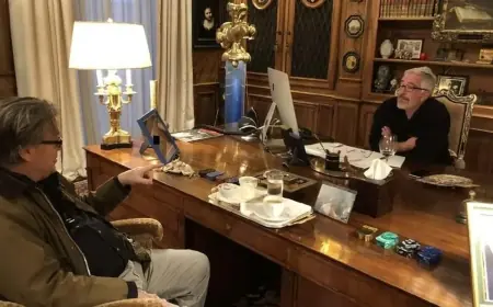 MAGA Rift Deepens After Texts Show Bannon Raised 25th amendment with Epstein