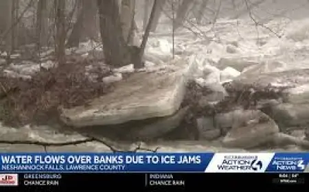 Flood watch issued for parts of Pennsylvania as ice-jam threat raises runoff concerns