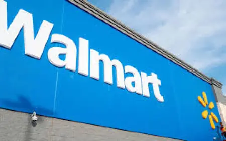 walmart stock gains as online sales hit record share in fiscal fourth quarter