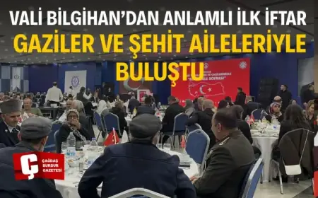 Governor Baydar Bilgihan Shares First Iftar with Martyrs’ Families and Veterans