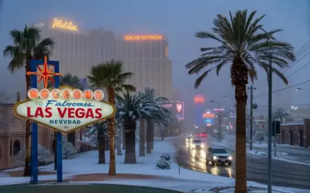 Las Vegas Winter 2026: Severe Weather Disrupts Flights and Roads