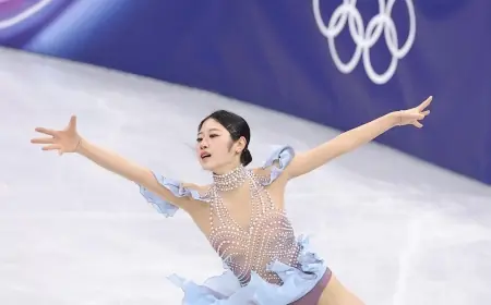 Lee Hae-in posts season-best 70.07 to sit ninth; shin ji-a slips to 14th after short program in Milan