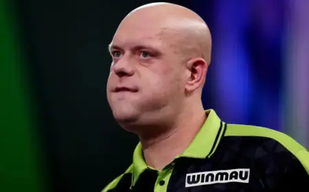 Michael van Gerwen Withdraws from Glasgow Premier League Darts Due to Illness