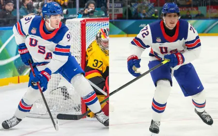clayton keller makes Olympic debut, slots into third line as Team USA eyes quarterfinals vs Sweden