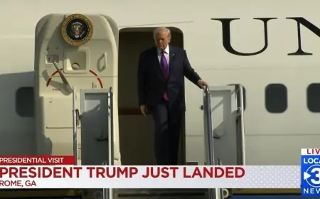 Trump's Rome Visit Delivers Factory Tour and Rally at Coosa Steel