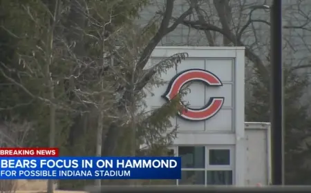 Chicago Bears Signal Shift Toward Hammond as Indiana Panel Advances Stadium Bill