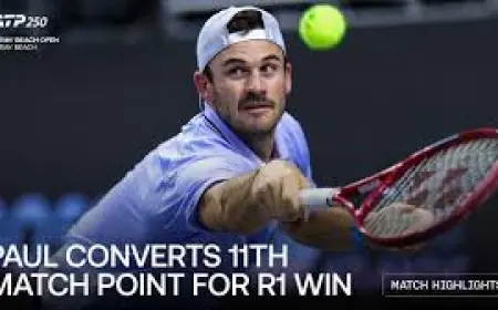 Tommy Paul Survives Epic Opener, Finally Converts 11th Match Point in Delray Beach